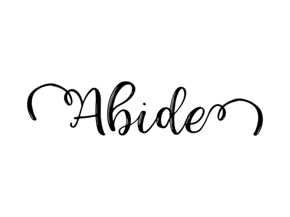Abide Lettering: The Art of Monochrome Graphic Lettering for Creative Expression