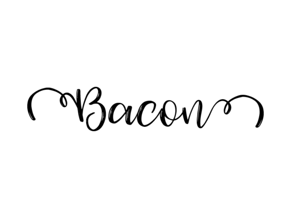 Bacon Lettering: The Art of Monochrome Graphic Lettering for Creative Expression