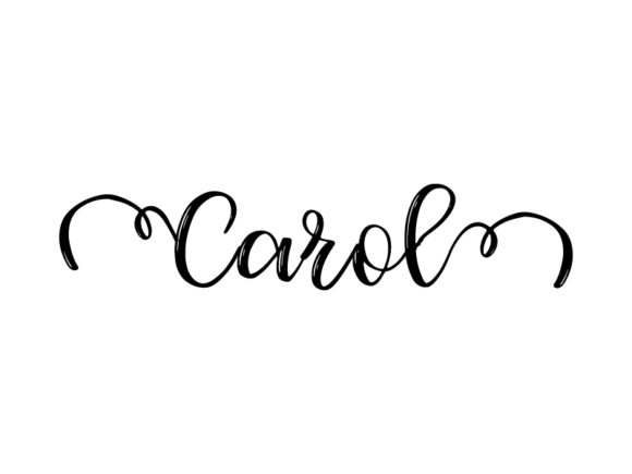 Carol Lettering and Hand Drawn Vector Monochrome Graphic Lettering: A Creative Revolution