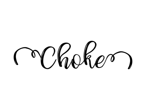 Choke Lettering: A Versatile Tool for Creative Expression