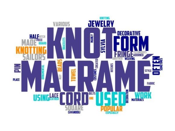 Macrame Typography Skinny Tumbler: A Versatile Design Asset for Creative Projects