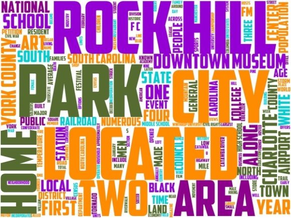Rock Hill Wordart Book Cover