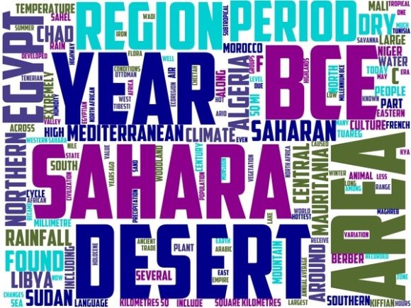 Saharan Wordart Tumbler