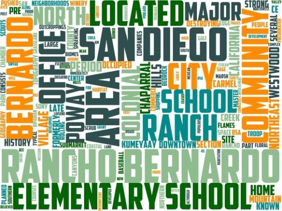 San Bernardo Wordart Print: A Creative Tool for Design Enthusiasts